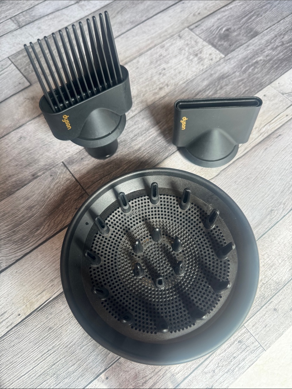 Dyson Supersonic Hair Dryer Attachment Set Diffuser, Comb & Styling Concentrator